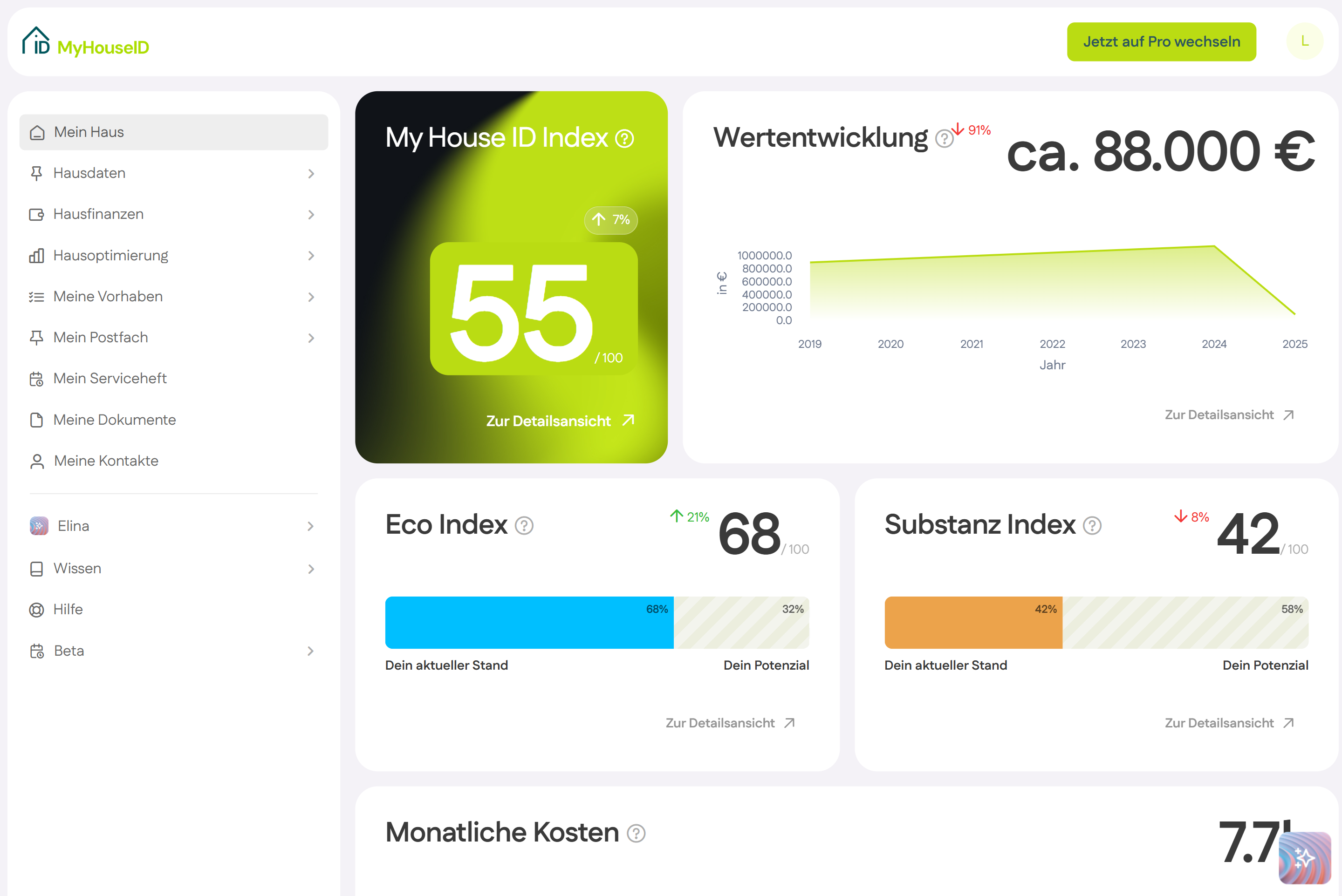 MyHouseId interface